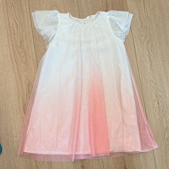 H&M Pink and White Gradient Kids Dress - Picture 1 of 3